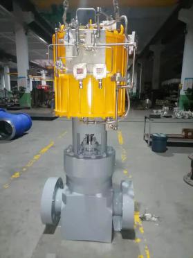 6”—2500LB，氣動(dòng)高壓雙閘板閥閘閥