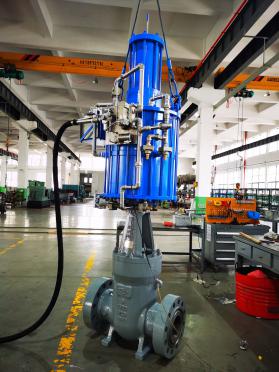 8”—1500LB，氣動(dòng)高壓快速切斷閘閥，切斷時(shí)間4秒